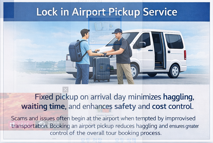 세부 호핑투어 총액 비교표와 포함 항목 체크 화면