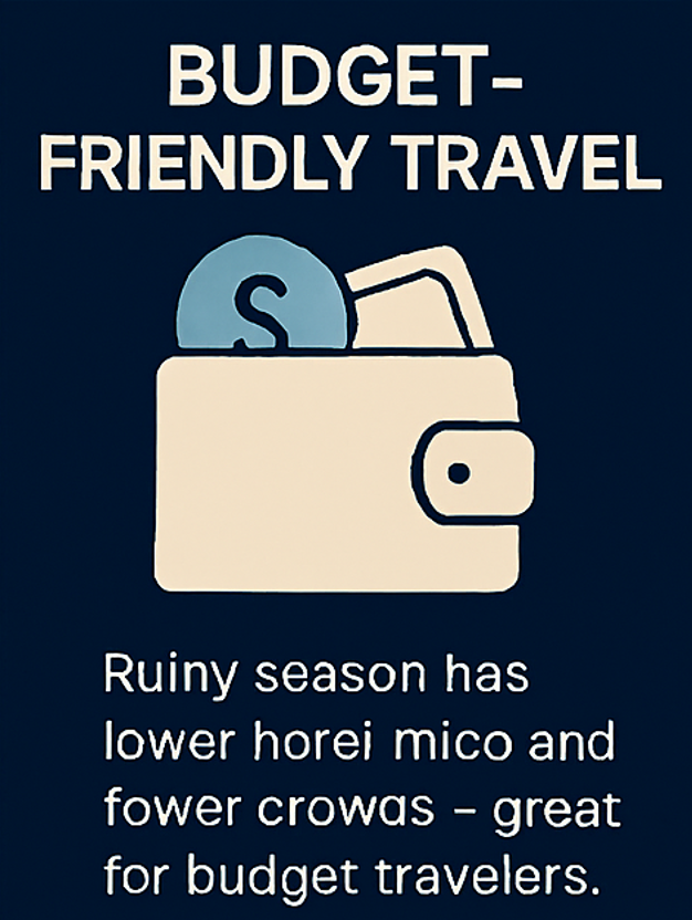 세부 우기 여행을 위한 일정 운영 10룰과 준비물 체크리스트 이미지.