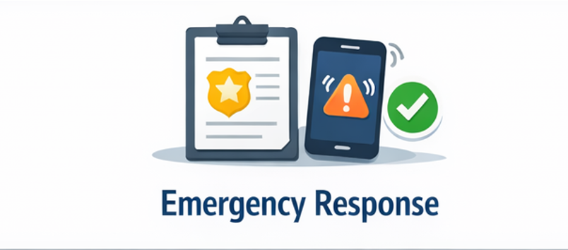 강도 피해 발생 시 15분 대응 프로토콜 순서도